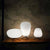 Italy Tripod Table Lamp Glass Desk Light for Bedroom Bedside