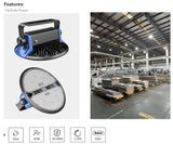 56000 Lumens UFO LED High Bay Light - 3500K Warm White Dimmable IP65 Waterproof Aluminum Fixture for Factory, Warehouse & Workshop