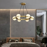Modern Acrylic circular LED Pendant Lights for Living Dining Room Kitchen Table Bedroom Home Decor Hanging lamp lusters Fixture