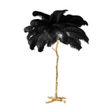 Nordic Ostrich Feather Floor Lamp - Luxury Standing Lamp for Living Room & Bedroom