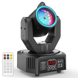 Mini 30W RGB Beam Pattern Moving Head Light - DMX & Sound-Activated Strobe Stage Light for DJ, Disco, Party & Christmas