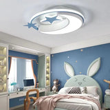 Moon Star Led Ceiling Light Kid Room Light Fixture Baby Room Light Girl Lamp Kid Room Ceiling Lamp For Children Bedroom Lighting
