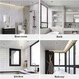 IP68 Outdoor waterproof spotlights 9W-70W embedded LED downlights AC-85-265V Bathroom Kitchen balcony shopping mall interior