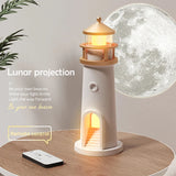 Lighthouse Ambient Night Light with Moon Projection - Bluetooth Speaker & Motion Sensor