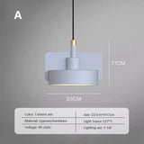 Retro Wabi-sabi Cement Gypsum Pendant Lights LED E27 Modern Light Fixtures Bedroom Kitchen Dining Room Bar Cafe's Restaurant