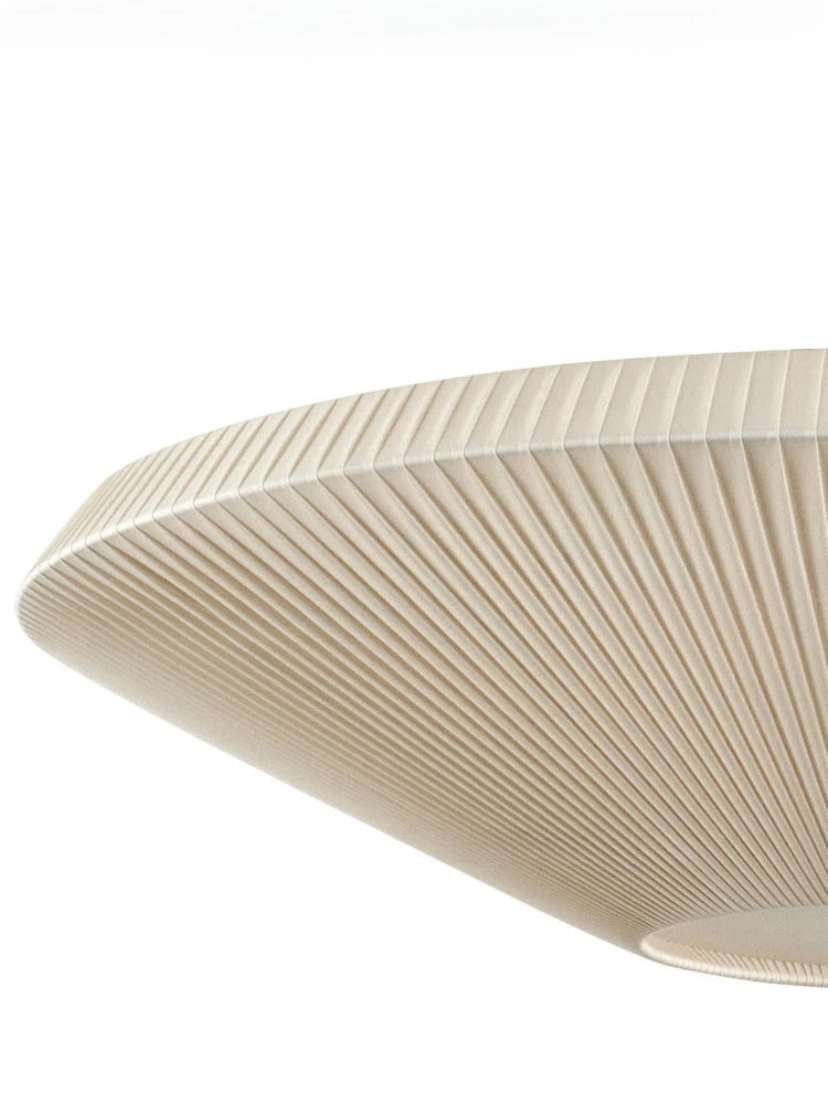 Ceiling light simple round whtie fabric lamp foyer creative flying saucer light Living Room restaurants hotel lobby lighting E27