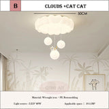 Modern Cloud LED Ceiling Light - Bubble Ball Lamp for Children's Bedroom