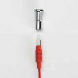 6mm mini 12v 24V LED Metal indicator light flat pilot light signal lamp red green blue orange white with 20cm cable