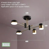 Modern Home Decoration Pendant Light Simple Fashionable Nordic Black Gold Led Lamp Living Room Dining Bedroom Salon Chandeliers