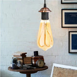 Vintage E27 Screw Pendant Light Socket Base - Industrial Loft Hanging Lamp Holder