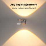 Led Motion Sensor Night Light USB Rechargeable Induction Wireless Dimmable Wall Lamp For Kitchen Bedroom Living Room Mural Light