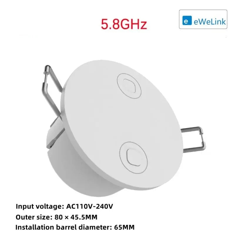 3.0 WIFI Mm Wave Human Presence Detector 5.8 / 24G Smart Micro Motion Sensing Security Radar Tuya / eWelink PIR Motion Sensor