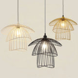 Nordic art pendant light living room dining room bedroom hallway foyer balcony modern minimalist wrought iron lighting fixtures