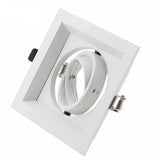 Square Embedded Led Ceiling Trim Rings MR16 Halogen Bulb Light Fittings Holder Led Spotlight GU10 Frame Led Down Light Fixture