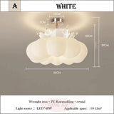 2025 New Crown LED Pendant Lamp Children's Room Restaurant Boy Girl Bedroom with Remote Control Chandelier Study Lighting Decor