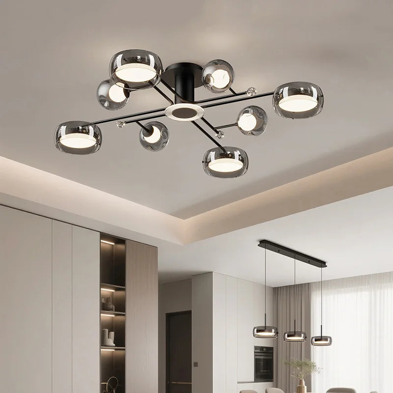Nordic home decoration salon bedroom decor smart led lamp lights for room dimmable Ceiling light lamparas indoor lighting