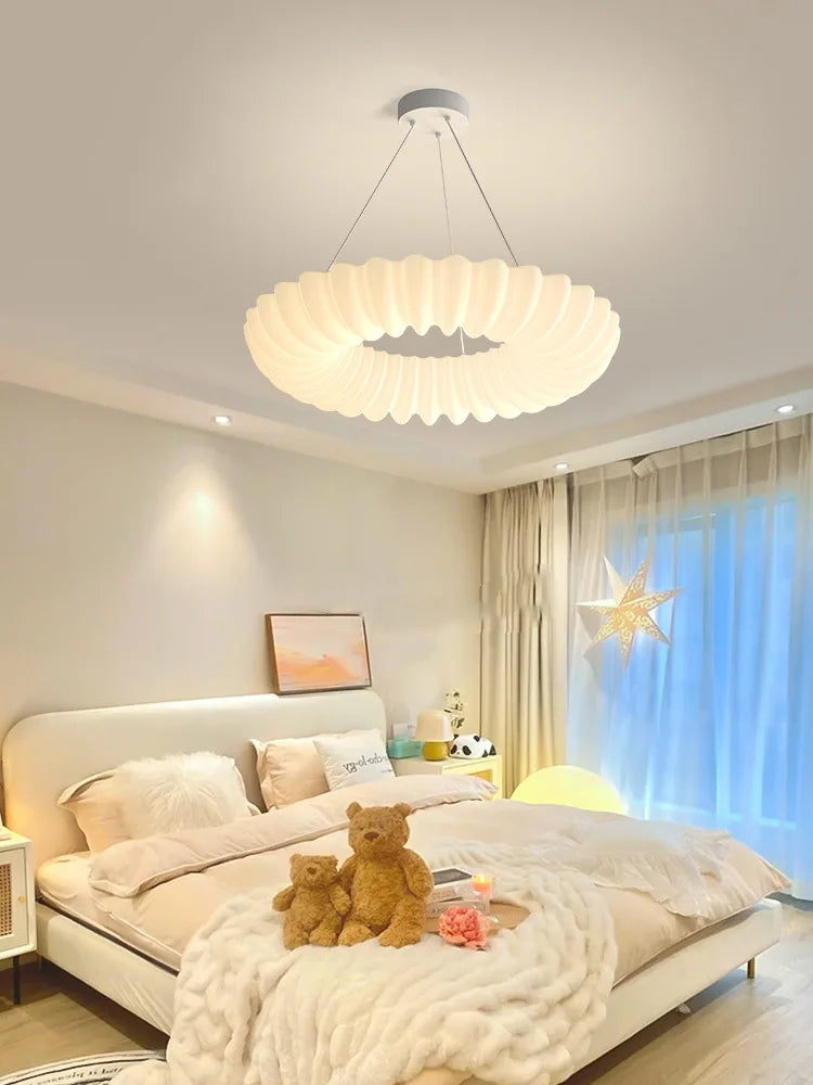 White Hall and Living Room Chandeliers Modern 2022 Bedroom Decors Modern Led Chandelier Pendant Nordic Home Decors Interior Large