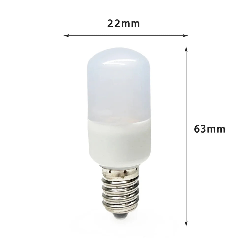 1.5W Mini LED Light Bulbs (E14 & E12 Screw Base) | 1, 3, or 5-Pack Appliance Lights for Fridge & Sewing Machine