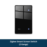Zigbee DIY Smart Light Switch with Touch Display (Black) - US Standard Tuya Switch