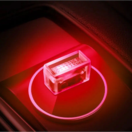 1/3/5pcs Car USB LED Night Lights 7 Colors Atmosphere Lamp Decorative Bulb Portable Auto Interior Home Laptop Light Plug Play