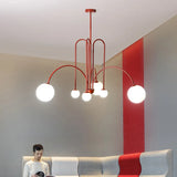 Comet LED Chandelier Nordic minimalist glass globe lamps living room creative personality study cafe art dining room lighting