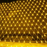 1.5MX1.5M 2x3M Garlands LED String Christmas Net Lights Fairy Xmas Party Outdoor Garden Wedding Decoration Home Curtain Decor