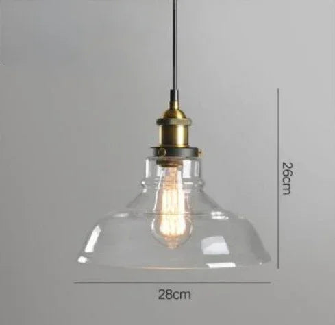 Clear Gray Amber Colour Vintage Pendant Lights Dining Glass Hanging Lamp Russia Loft Luminaire Modern Bedroom Light Fixture