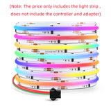 Tuya Smart Life 12V RGBIC COB LED Strip Light - WS2811 Addressable Ambient Tape