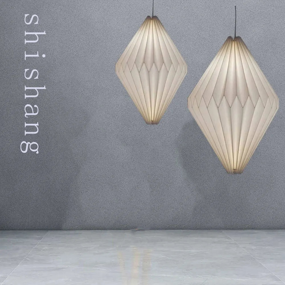 Chandelier Lamp Shade Nordic Style Folding Pendant Light Shade Creative Decorative Light Cover Home Art Decoration