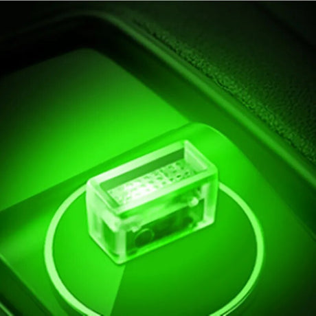 1/3/5pcs Car USB LED Night Lights 7 Colors Atmosphere Lamp Decorative Bulb Portable Auto Interior Home Laptop Light Plug Play