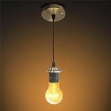 Vintage Pendant Lights E27 Lamp Holder E26 E27 Socket Full Teeth 220V Screw Fitting Lamp Bases Retro Bulbs Edison Lamp Holder