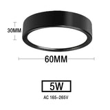 Led Downlights 220V Ceiling Spot Lamp 15W 18W 20W Down Light Surface Mounted Panel Lighting Kitchen Fixture for Room Home Decor