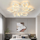 Modern Minimalist LED Chandelier - Black & White Home Indoor Lighting Decor
