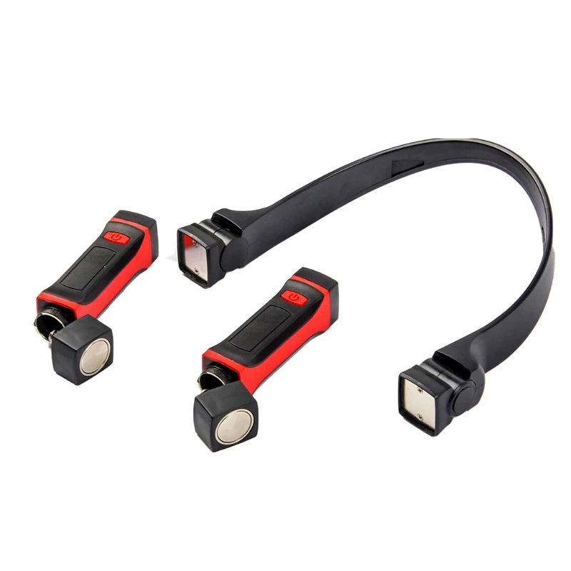 Book Light for Reading in Bed at Night USB Rechargeable Flexible Arm 2 Modes LED Reading Lamps for Repair Travel Camping