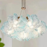 Nordic New Highend Acrylic Flower Pendant Lamp Living Room Restaurant Bedroom Villa Hotel Creative Chandelier Art Lighting Decor