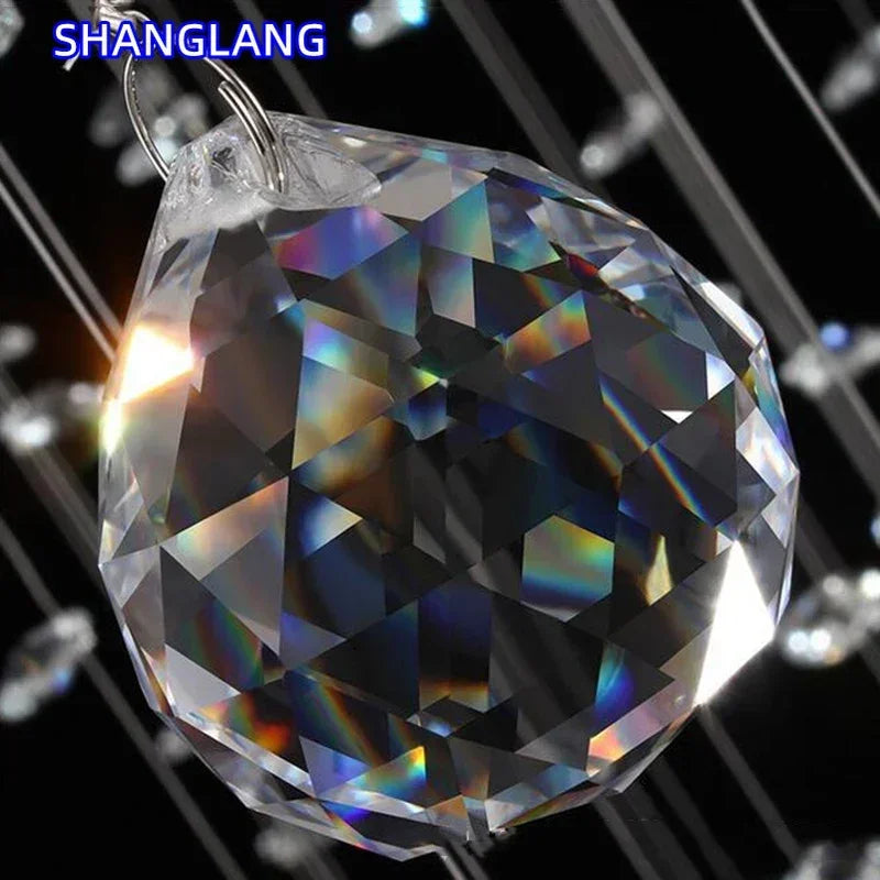 New Eagles Luxury Design Living Room LED Lights Crystal Lamp Crystal Chandelier Modern Lighting Luster L100*W55*H80cm 110 V-220v