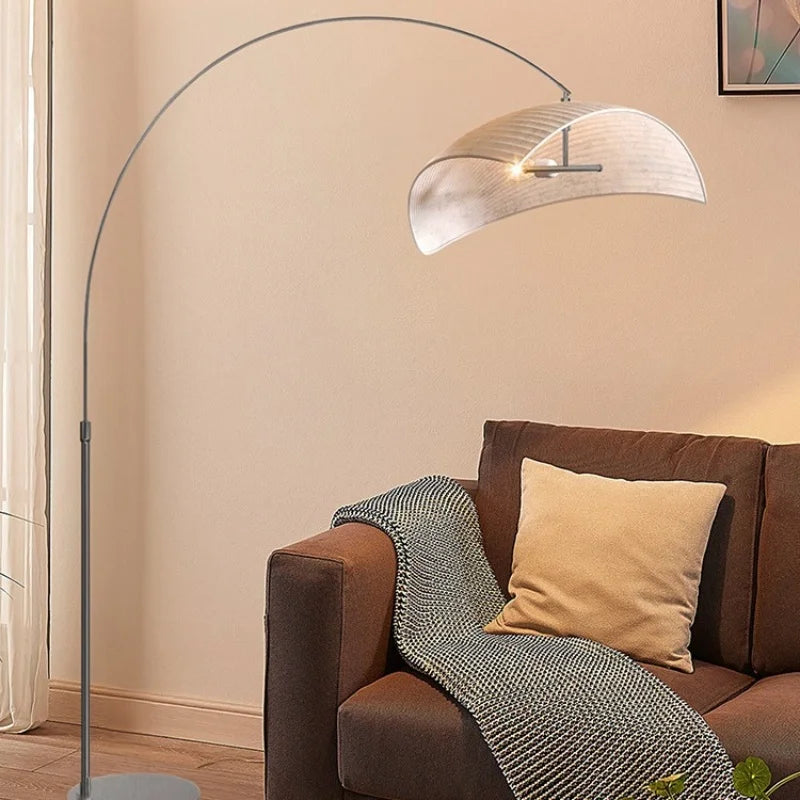 Modern Adjustable Nordic LED Floor Lamp - Creative Antique Art Standing Light Fixture for High-End Living Room Sofa & Bedroom