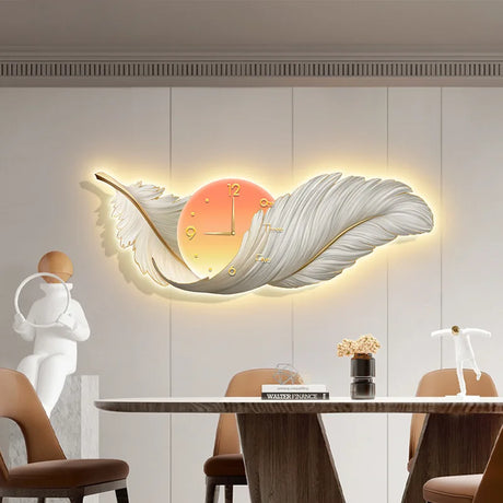 Modern Creative LED Light Painting Nordic Luxury Interior Decors Wall Light  Living Room Restaurant Bedroom Simple Painting Lamp