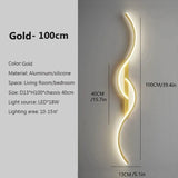 Modern Minimalist LED Long-Strip Wall Light Fixture - Linear Up & Down Wall Sconce Lamp for TV Background, Living Room & Bedroom Bedside