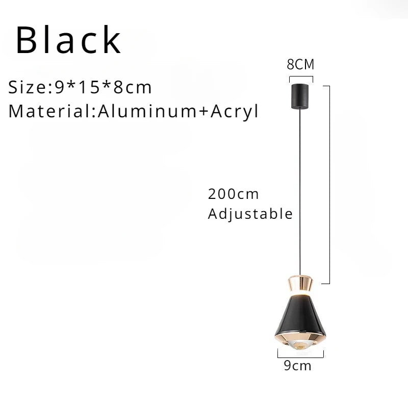 Modern Simple Creative Chandelier Luxury Luster Personality Pendant Lamp  Room Decors Hanging Lighting for Bedroom Dining Study