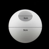 Milky White Glass Globe Lampshade Replacement (10cm–25cm) - Round Light Cover for Pendant & Table Lamps