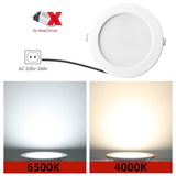 10pcs/Lot LED Downlight 5W 7W 9W 12W 20W 220V Recessed Ceiling Lamp Round LED Panel Lights Spotlight Bathroom Kitchen Lighting