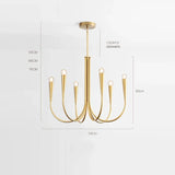 Modern French  Classic Design Branch Chandeliers for Living Dining Room Bedroom Hanging Pendant Lamp Medieval Lighting Fixtures