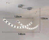 Nordic home decoration salon bedroom decor smart led lamp lights for room dimmable Ceiling light lamparas indoor lighting