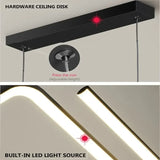 Modern LED Pendant Light Nordic Gold Hanging Chandelier For Tubular Restaurant Kitchen Office Coffee  Indoor Decorative Lamps