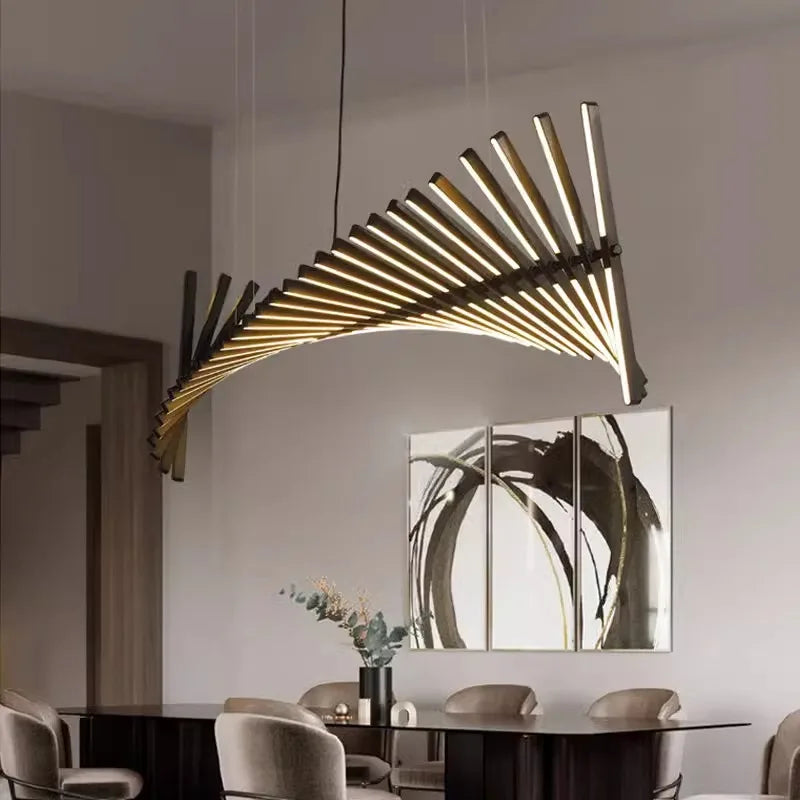 Modern LED Ceiling Chandelier Living Room Lights Home Lustre Interior Decor Dining Table Pendant Lamp Nordic Design Bar Lighting