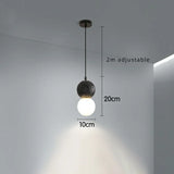 Modern Minimalist Resin Honeycomb Stone Design LED Warm White Light Single Bedside Dining Pendant Lamp Glass Ball Pink Fixture