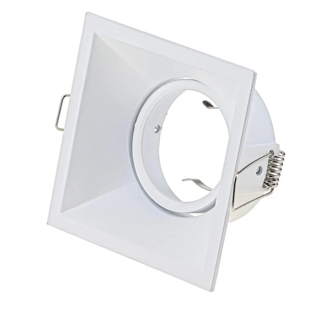 High Quality Aluminum Alloy Easy Install Led Ceiling Light Fixture GU10 Lampshade MR16 Spotlight Lamp Frame Recessed Housing