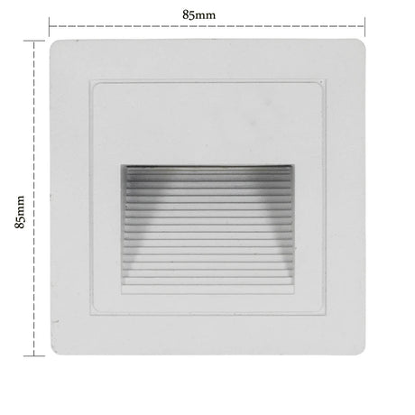 Outdoor Led Stair&Step Light 3W Waterproof Recessed Wall Corner Lamp For Home Landscape Pathway Stairway Garden Yard Footlight