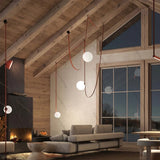 DIY Textile Leather Belt LED Pendant Light - 2026 Early Spring Glass Chandelier